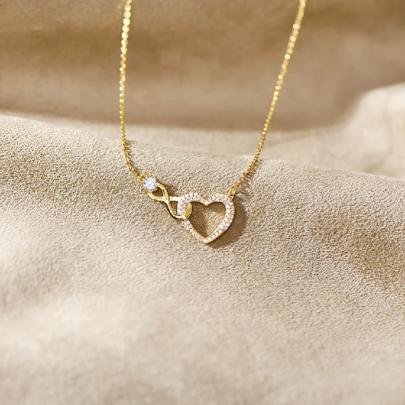 A jamais dans mon cœur - Collier Infinity