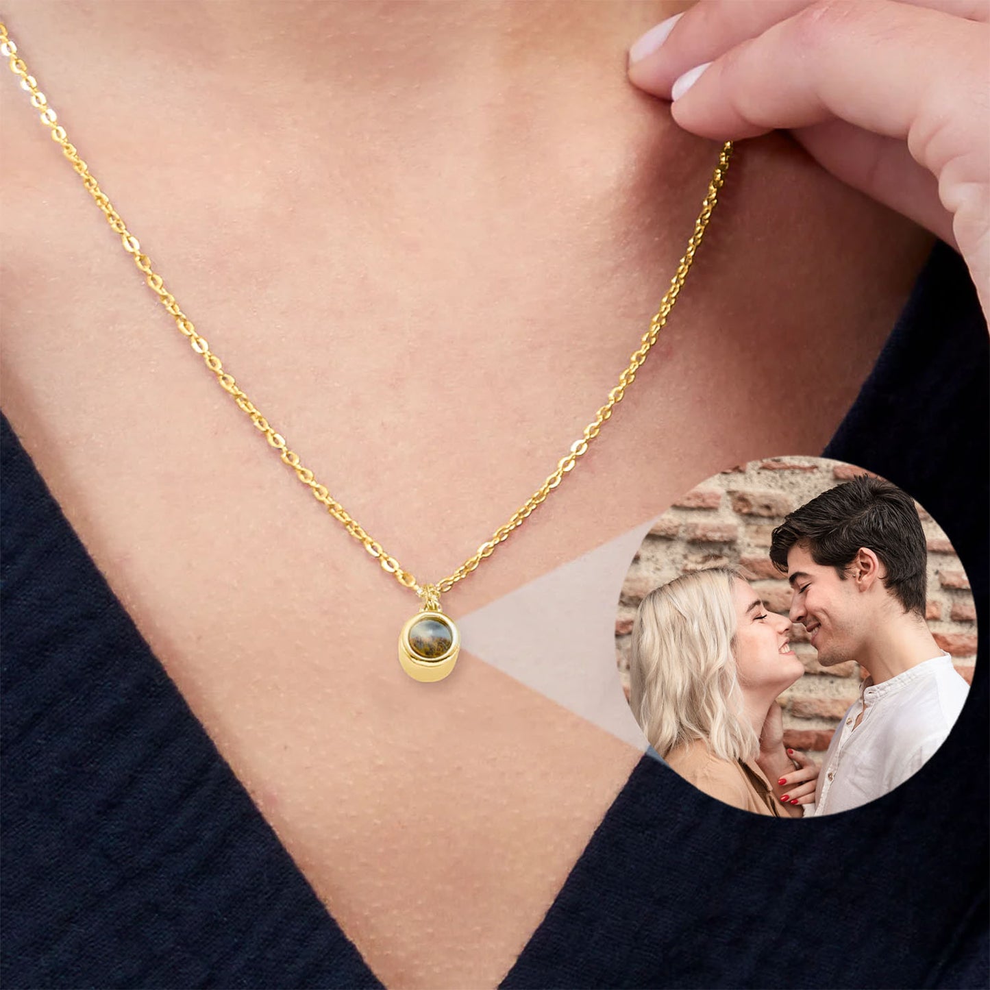 Collier Memory avec Photo Personnalisée