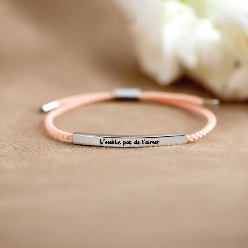 Ne t'oublie pas - Bracelet Motivationnel
