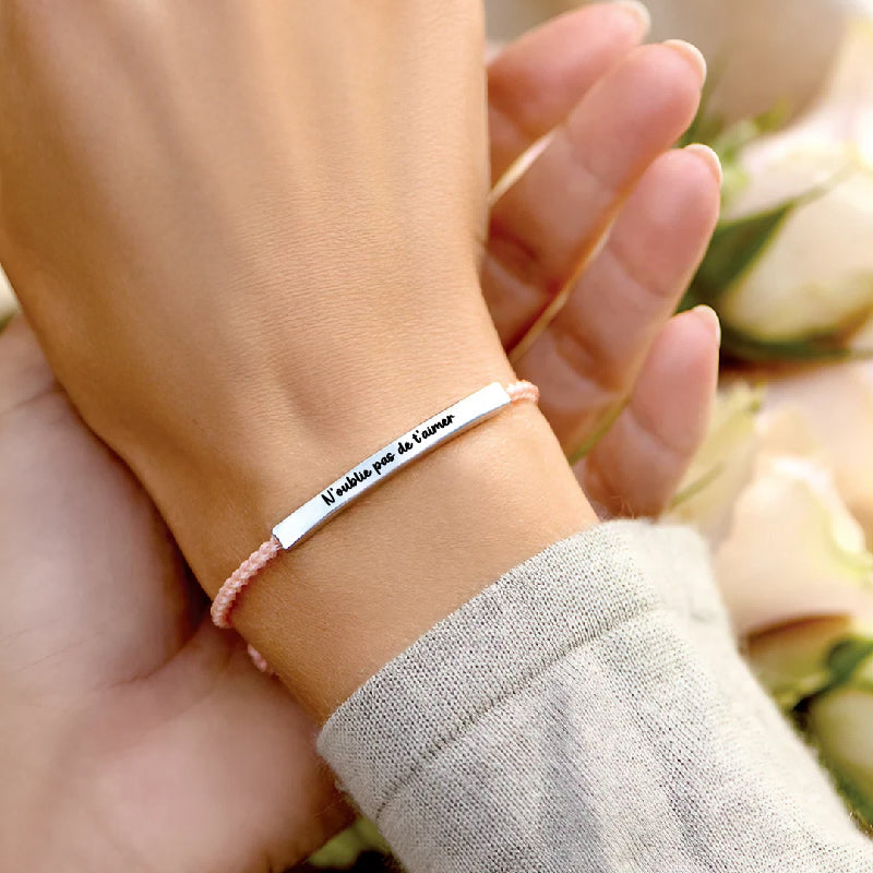 Ne t'oublie pas - Bracelet Motivationnel