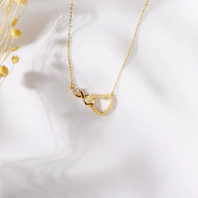 A jamais dans mon cœur - Collier Infinity