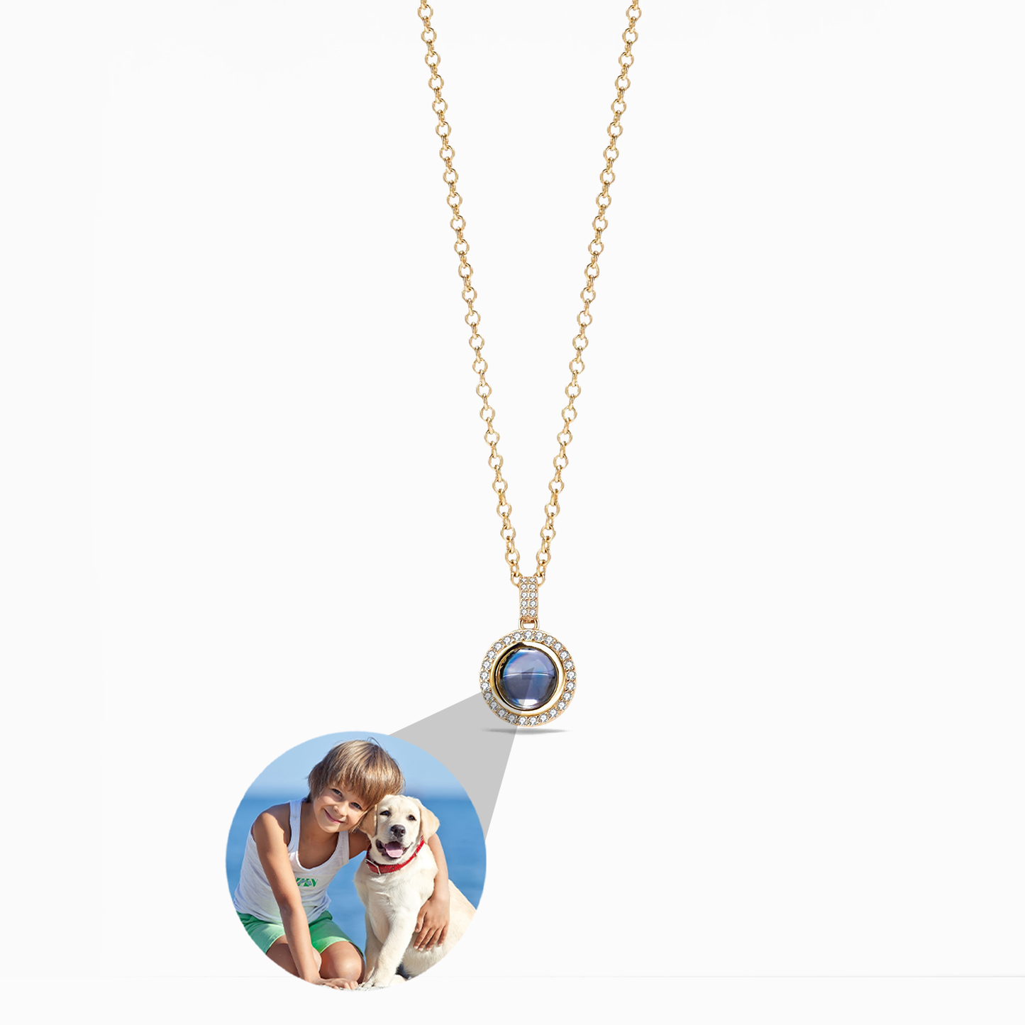 Collier Echo du Temps avec Photo Personnalisée