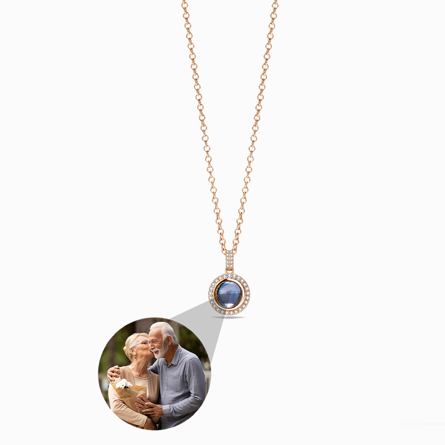 Collier Echo du Temps avec Photo Personnalisée