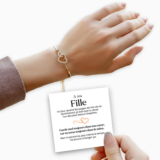 A jamais dans mon cœur - Bracelet Infinity