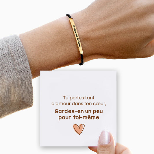 Ne t'oublie pas - Bracelet Motivationnel