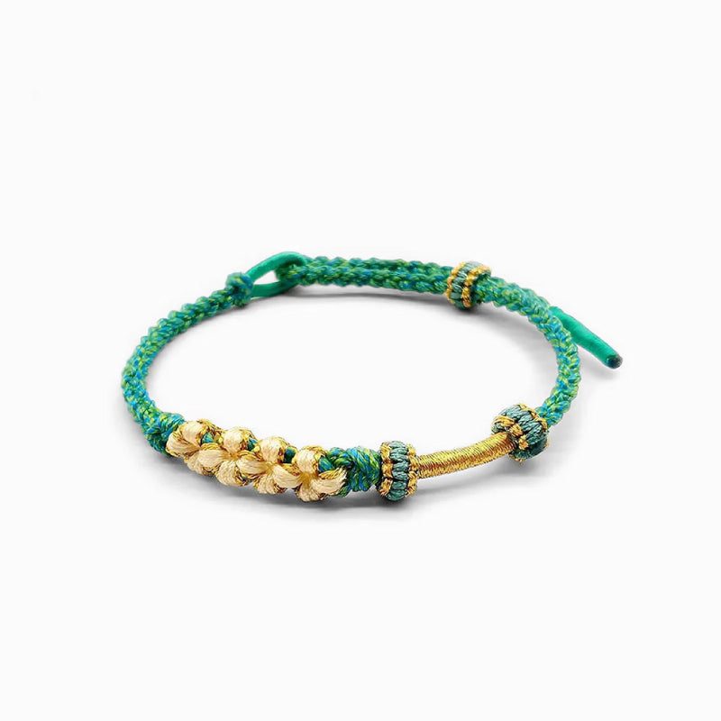 Bracelet à Nœud Fleurs de Pêcher