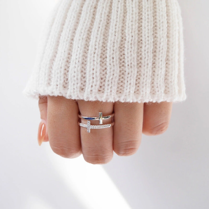 A ma Fille - Crois en toi-même - Bague en argent 925