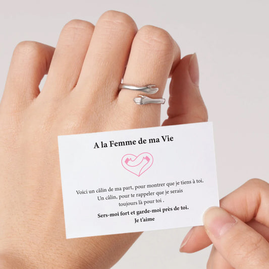 A la Femme de ma Vie - Bague Câlin