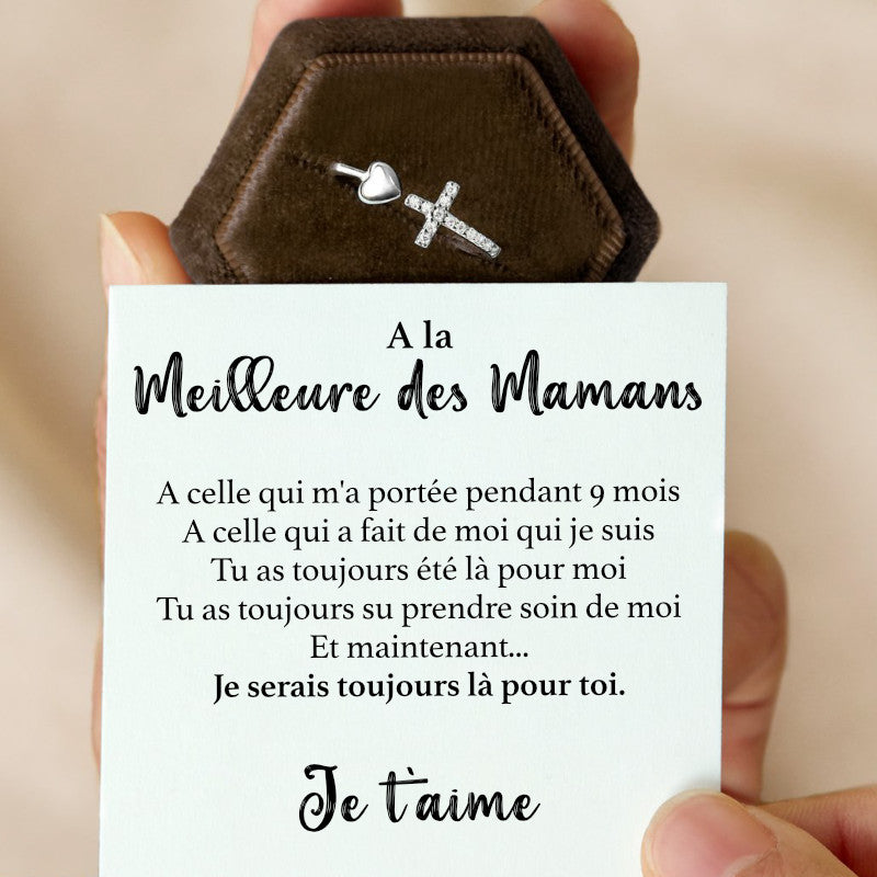 A la Meilleure des Mamans - Bague en Argent 925