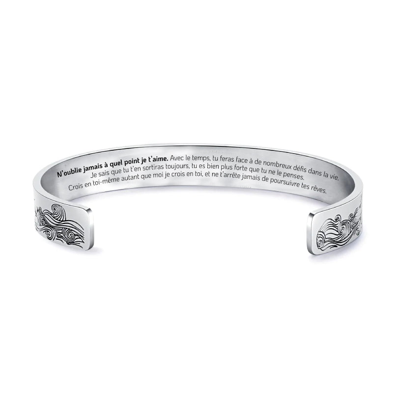 A ma Fille - Bracelet N'oublies jamais que je t'aime