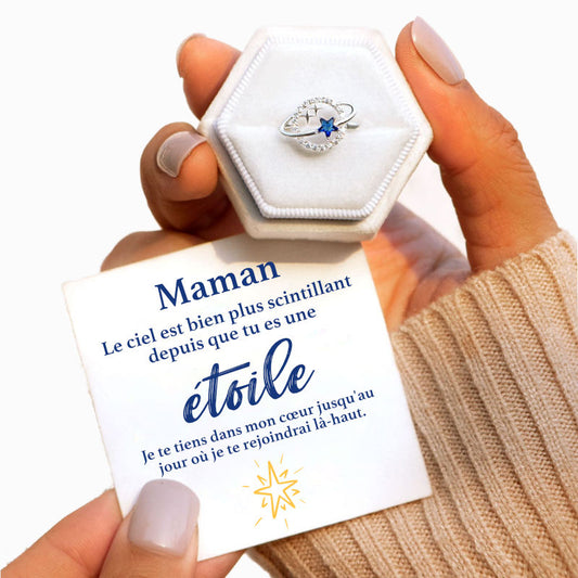 Maman étoile - Bague en Argent 925