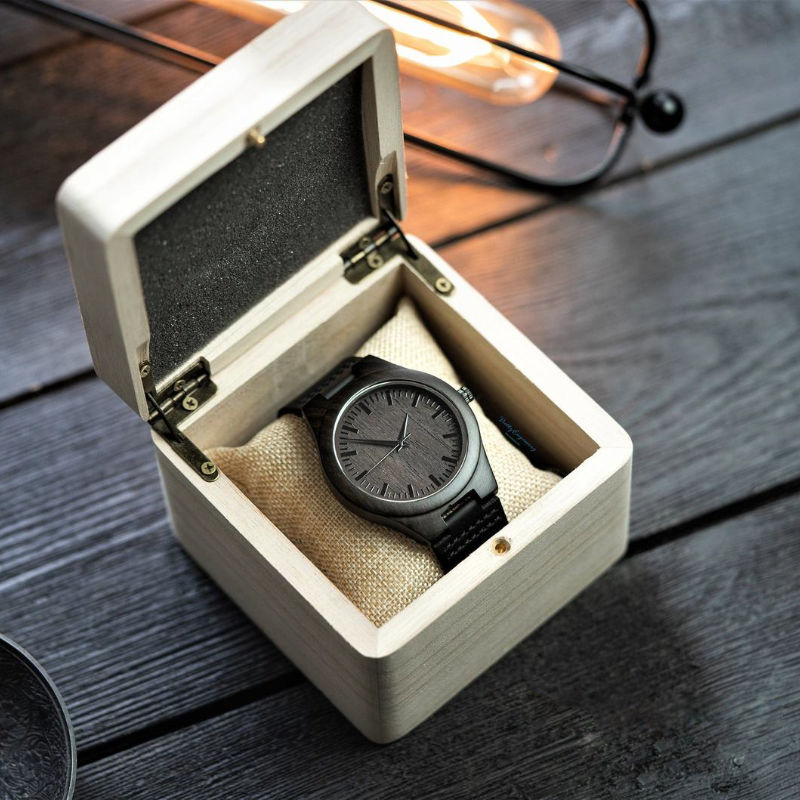 A mon Fils - Montre en Bois Gravée