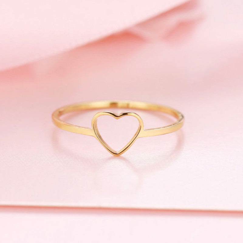 Bague Cœur Minimaliste