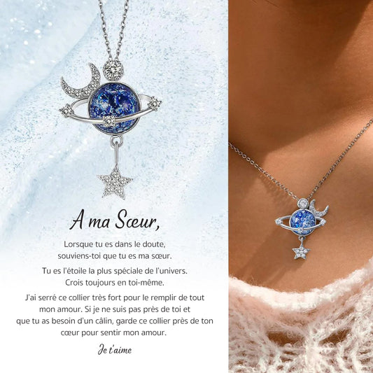 Mon Etoile - Collier à ma Sœur en argent 925