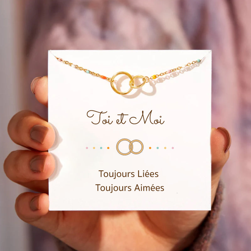 Toi et Moi - Paire de bracelets Liées pour Toujours