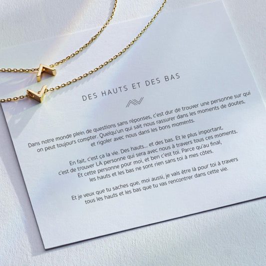 Des Hauts et des Bas - Paire de Colliers