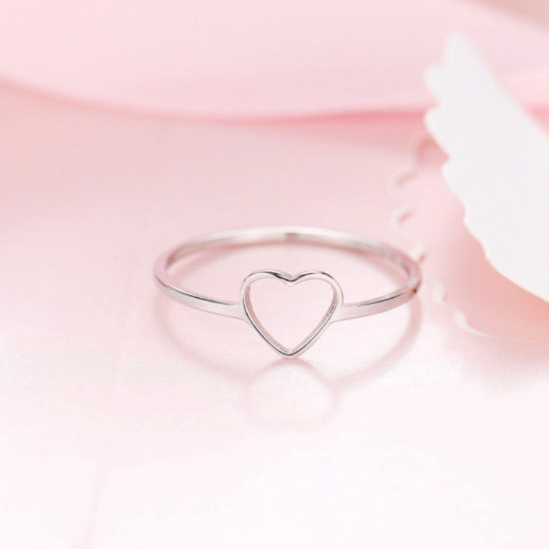 Bague Cœur Minimaliste