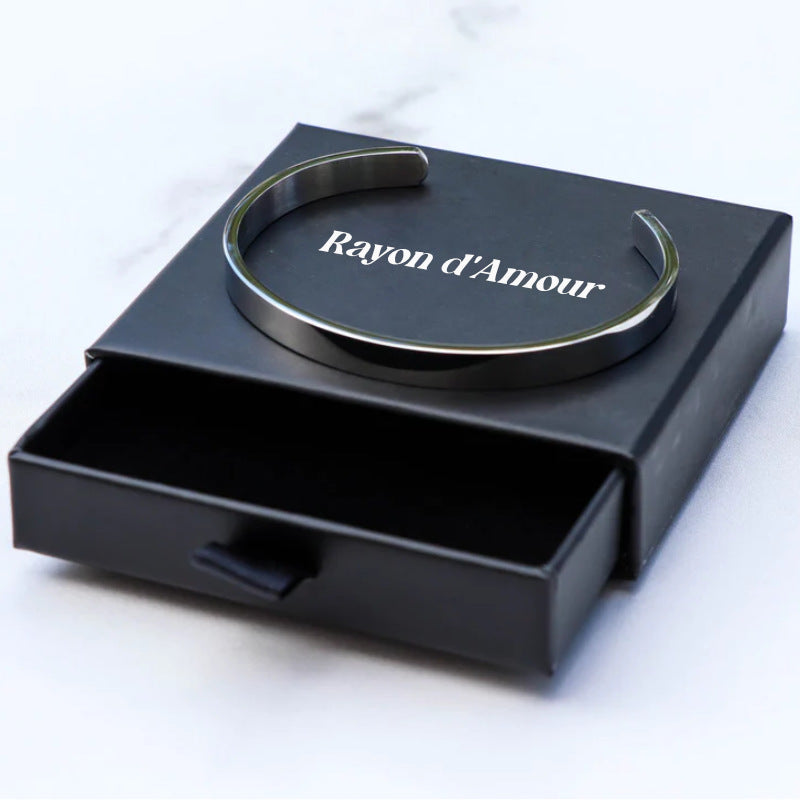 Papa mon ange - Bracelet Message d'Amour