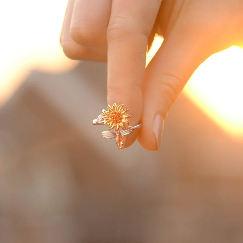 Mon rayon de Soleil - Bague Fidget Tournesol