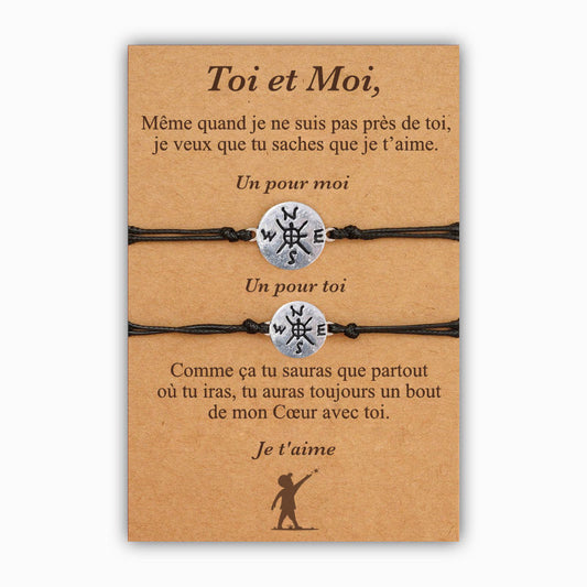 Toi et Moi - Bracelets Boussole