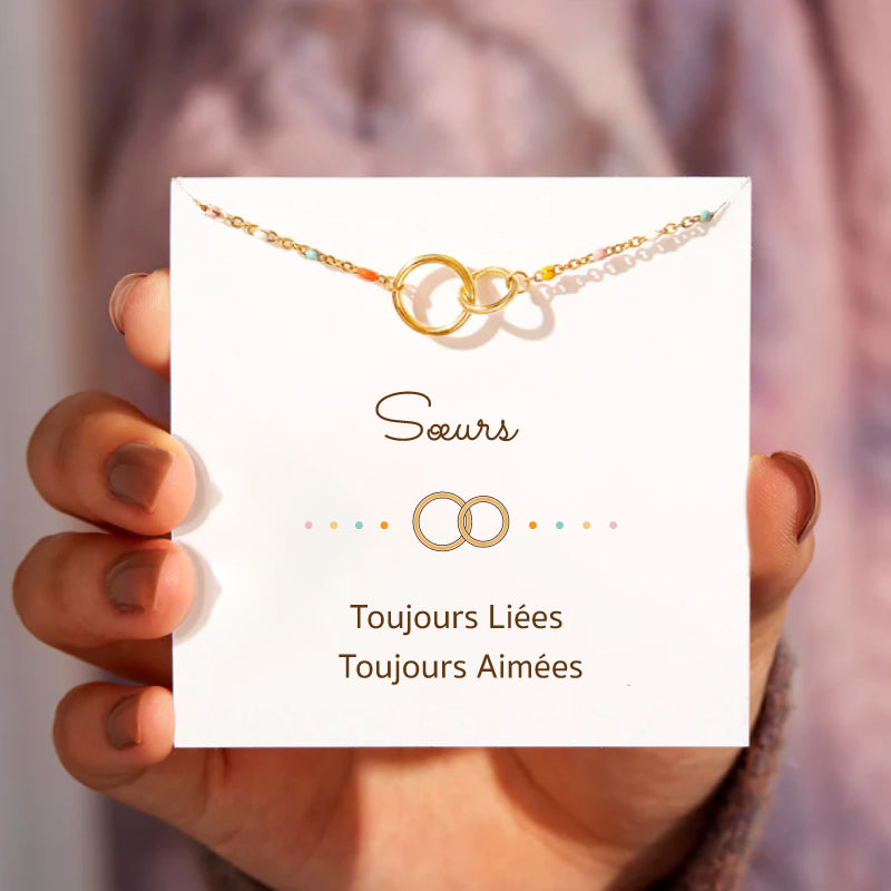 Sœurs - Paire de bracelets Liées pour Toujours