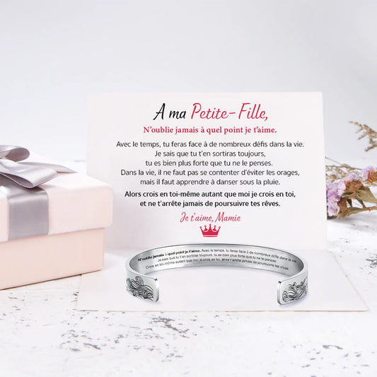 A ma Petite-Fille - Bracelet N'oublies jamais que je t'aime