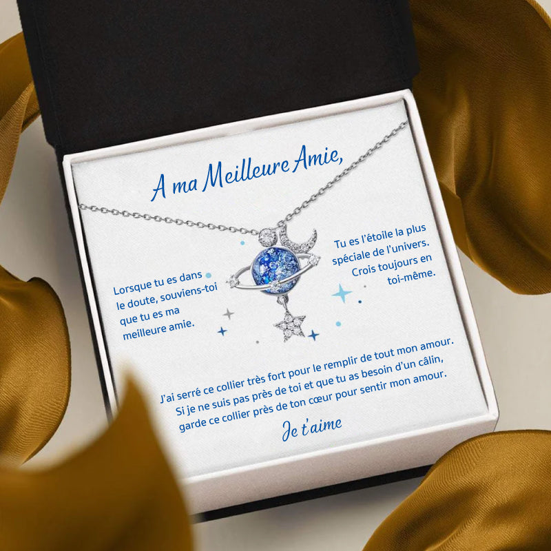 Mon Etoile - Collier à ma meilleure amie en argent 925