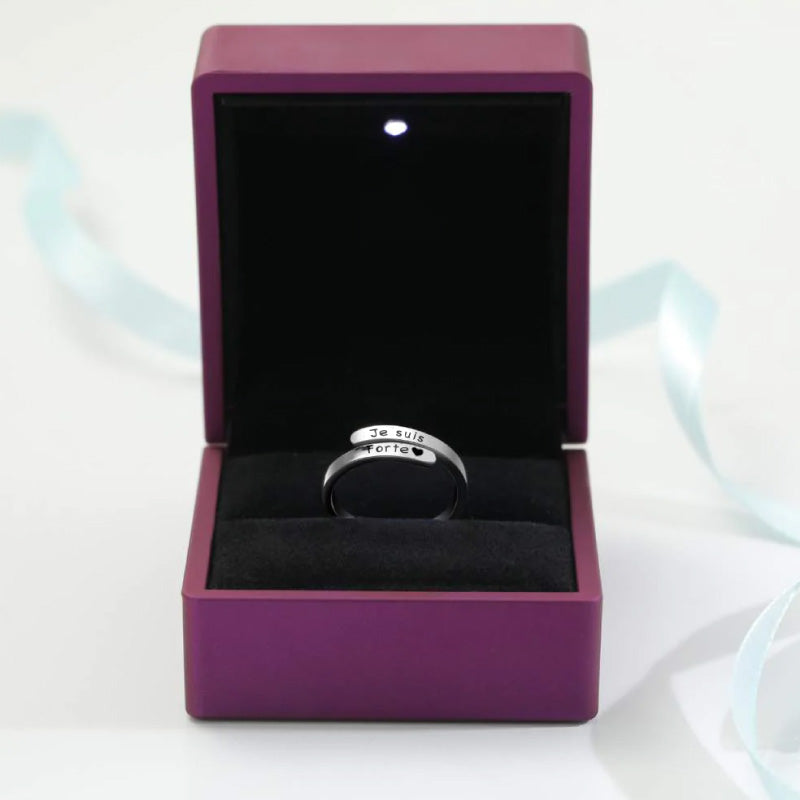 Je suis Forte - Bague en Argent 925