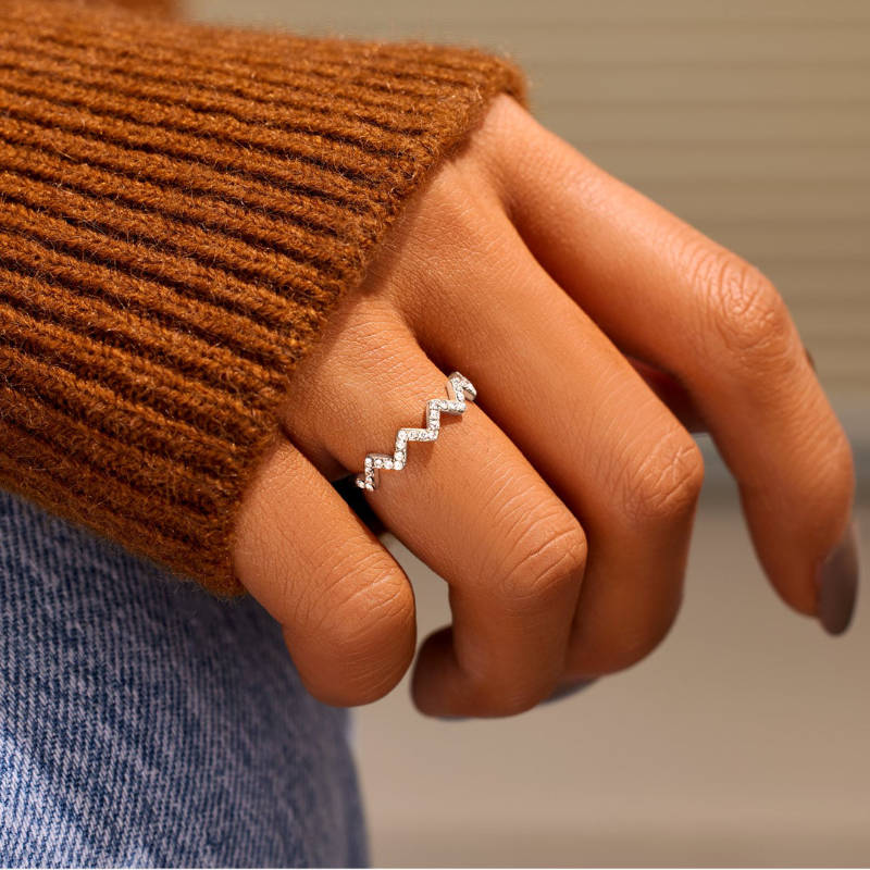 A ma Fille - Je serai avec toi - Bague en Argent 925