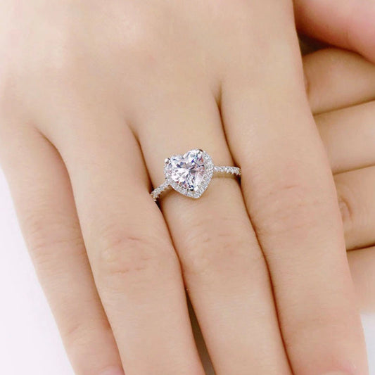 Bague Cœur en argent 925