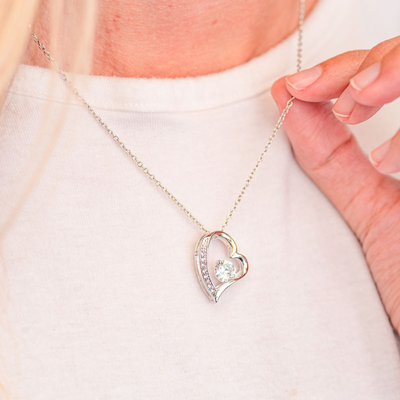 A ma Maman - Tu m'as donné la vie - Collier en Argent 925