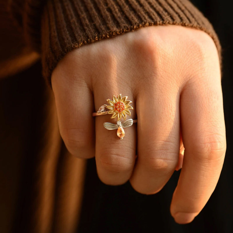 Mon rayon de Soleil - Bague Fidget Tournesol