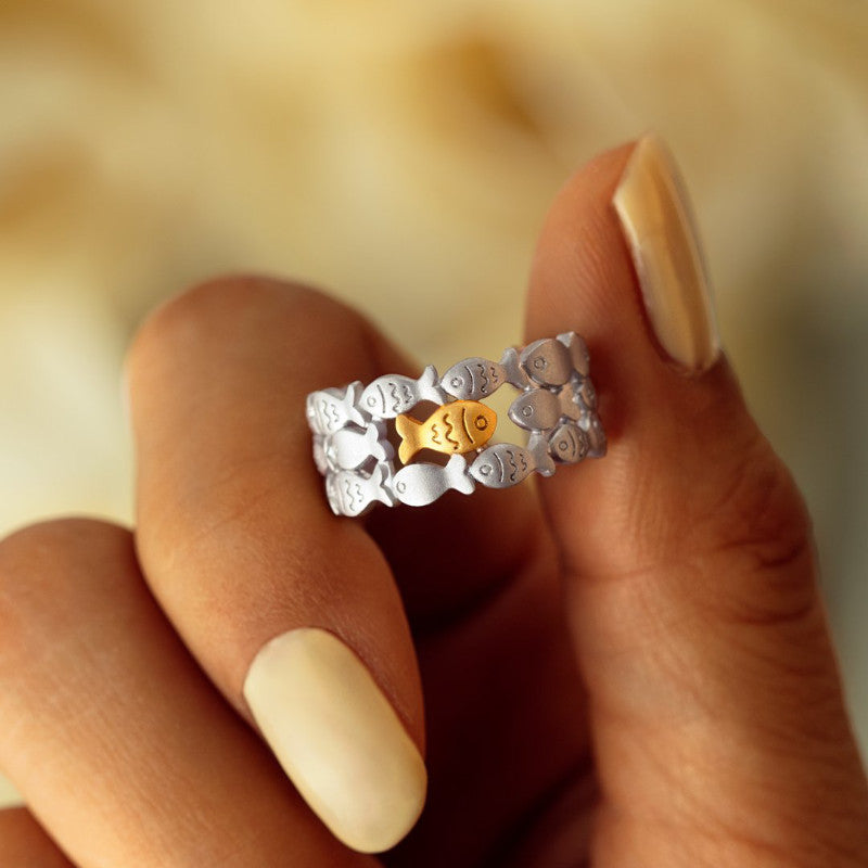 A ma Fille - Bague Contre-Courant