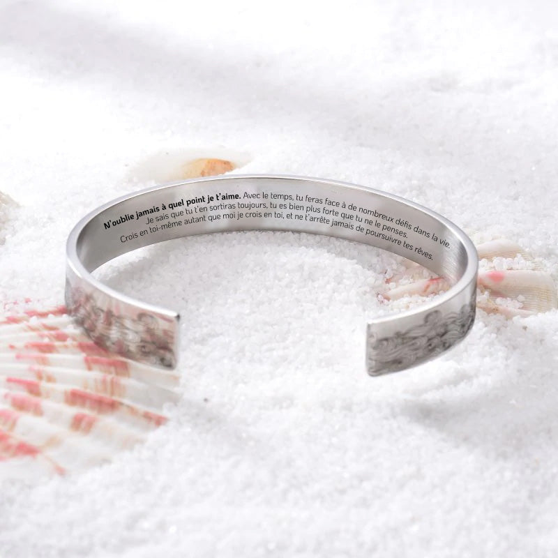 A ma Fille - Bracelet N'oublies jamais que je t'aime