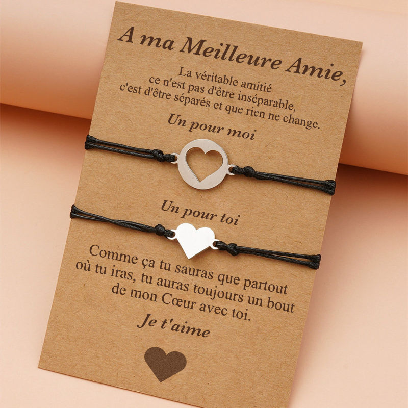 A ma Meilleure Amie - Bracelets Cœur