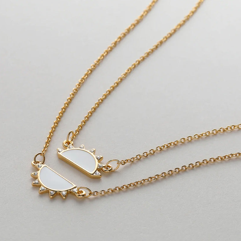 A ma Fille - Tu es mon Rayon de Soleil - Collier en argent 925