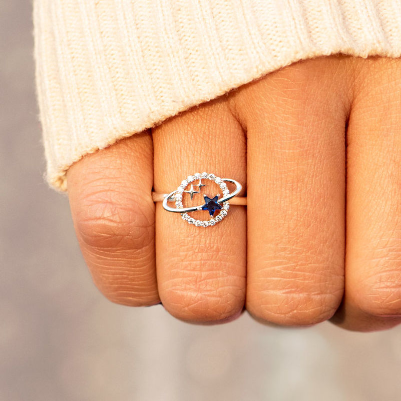 Maman étoile - Bague en Argent 925