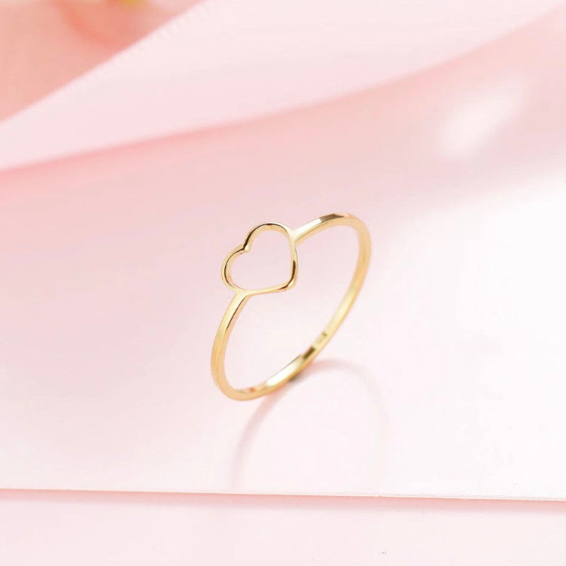 Bague Cœur Minimaliste