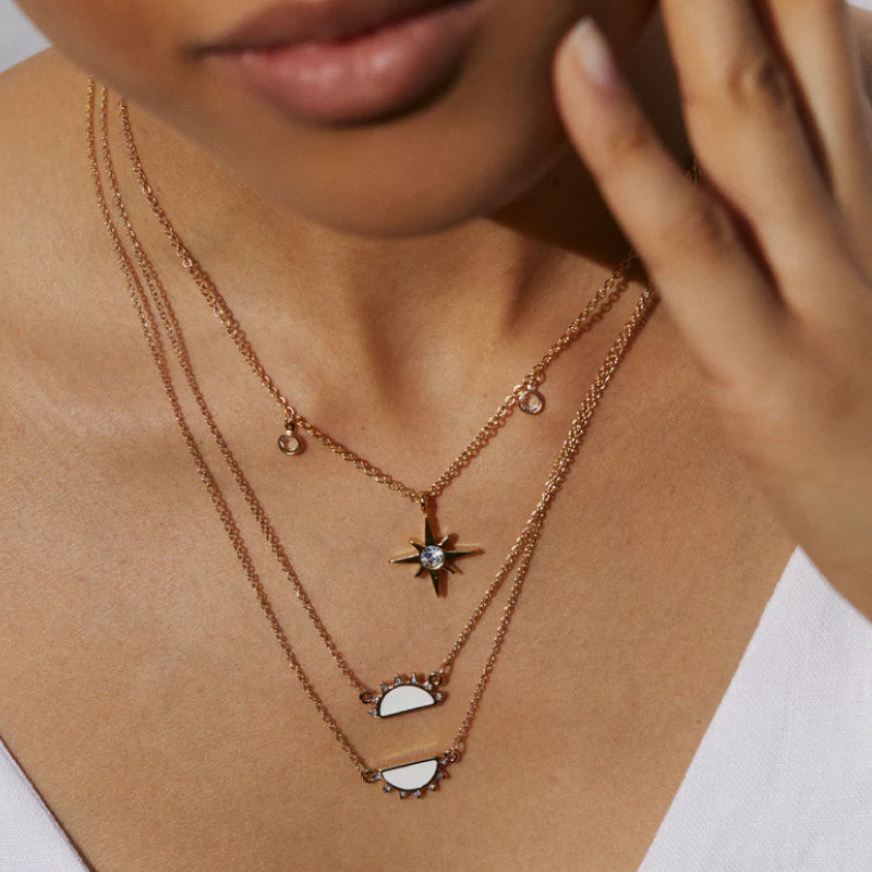A ma Fille - Tu es mon Rayon de Soleil - Collier en argent 925