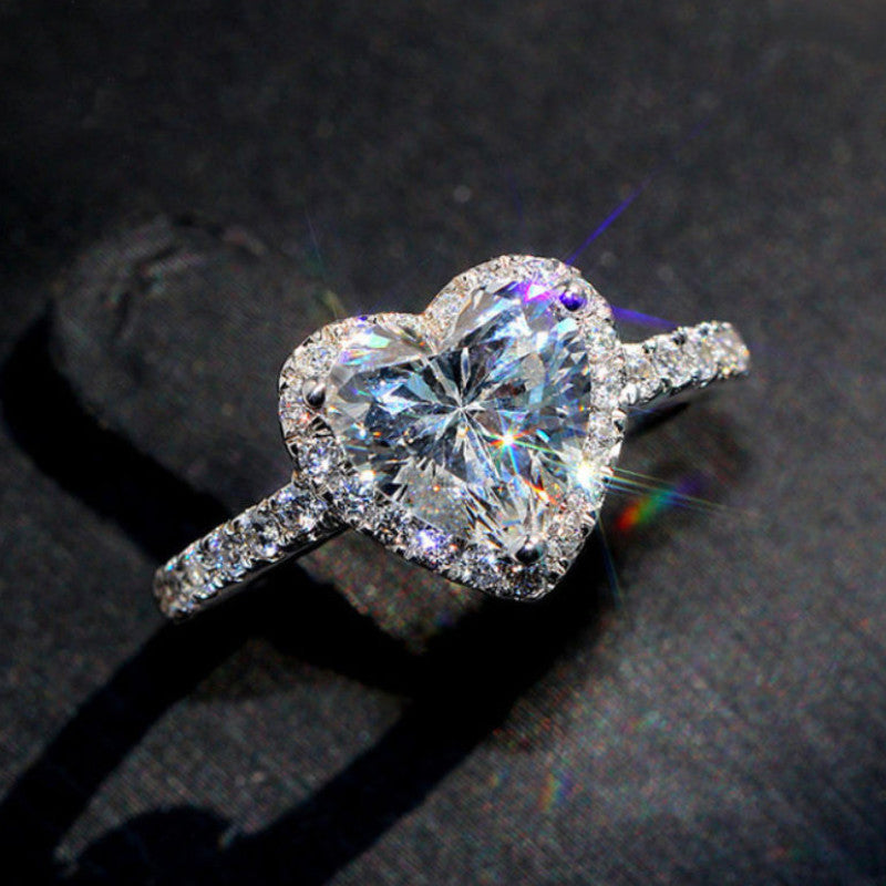 Bague Cœur en argent 925