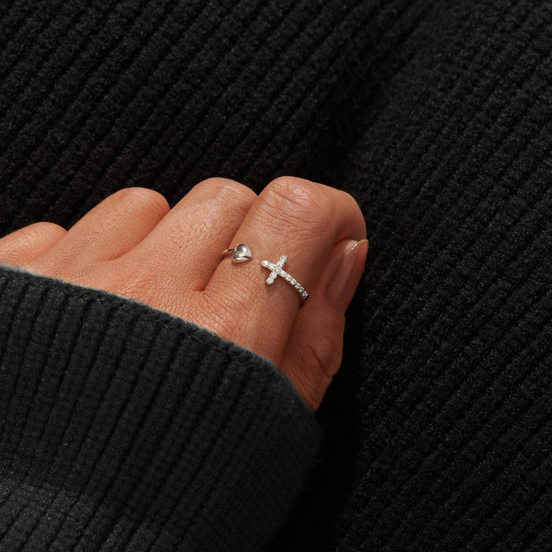 A ma Fille - Je crois en Toi - Bague en Argent 925