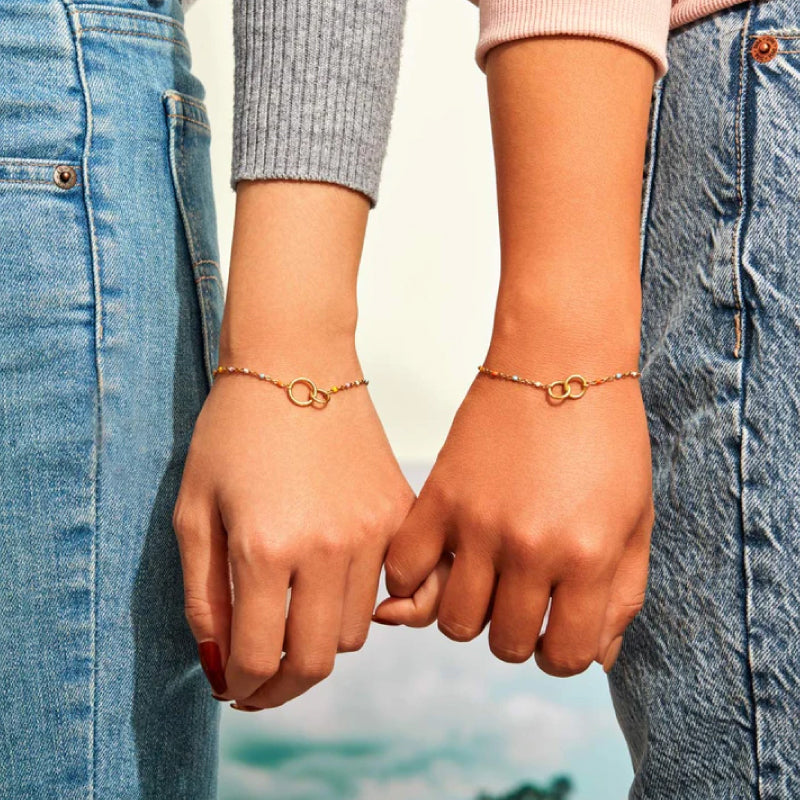 Toi et Moi - Paire de bracelets Liées pour Toujours