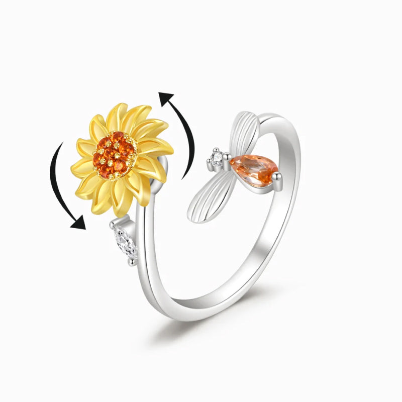 Mon rayon de Soleil - Bague Fidget Tournesol
