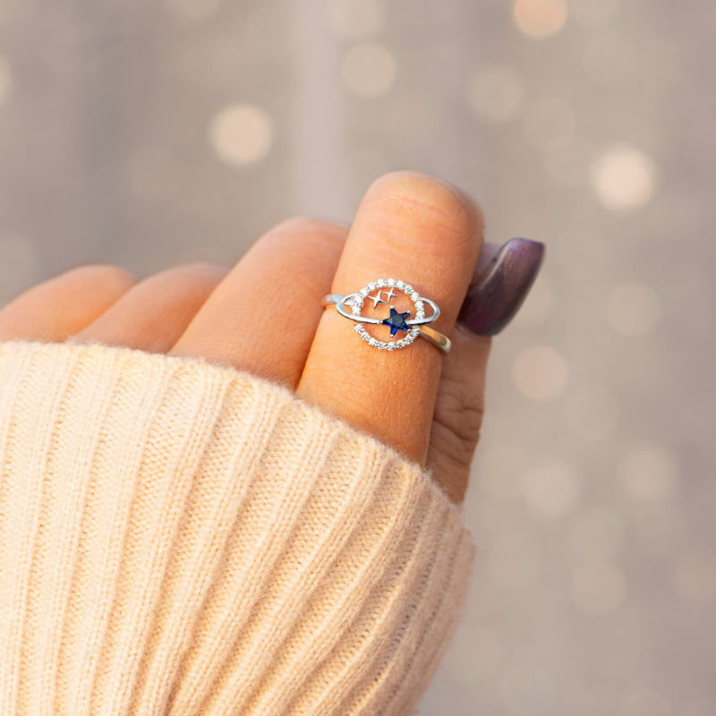 Tu es mon Etoile - Bague en Argent 925