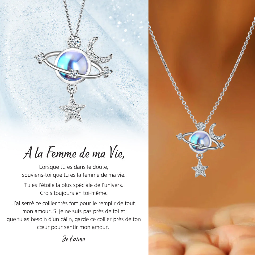 A la Femme de ma Vie - Collier Aurore en argent 925