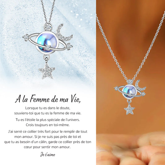 A la Femme de ma Vie - Collier Aurore en argent 925