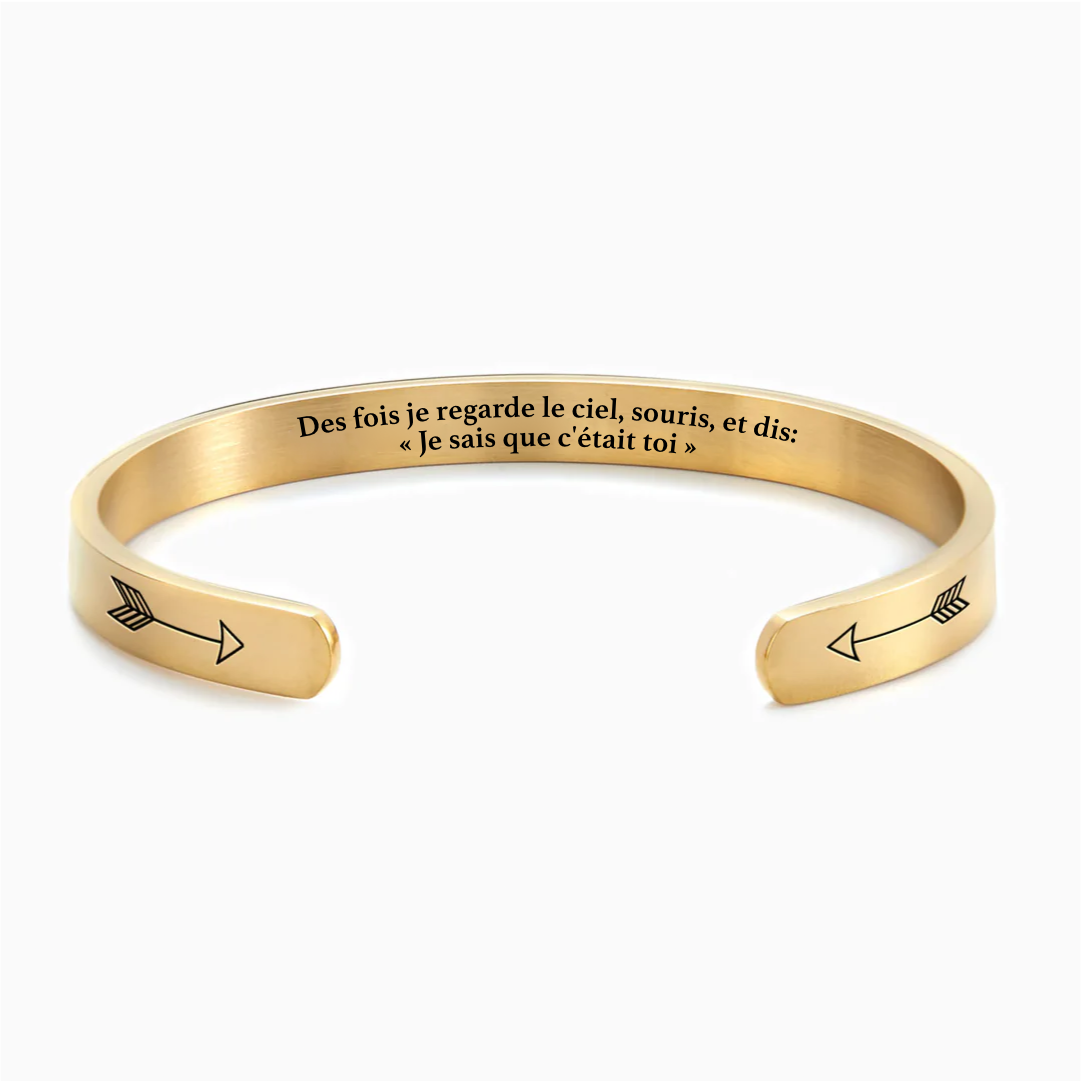 Mon ange - Bracelet Message d'Amour