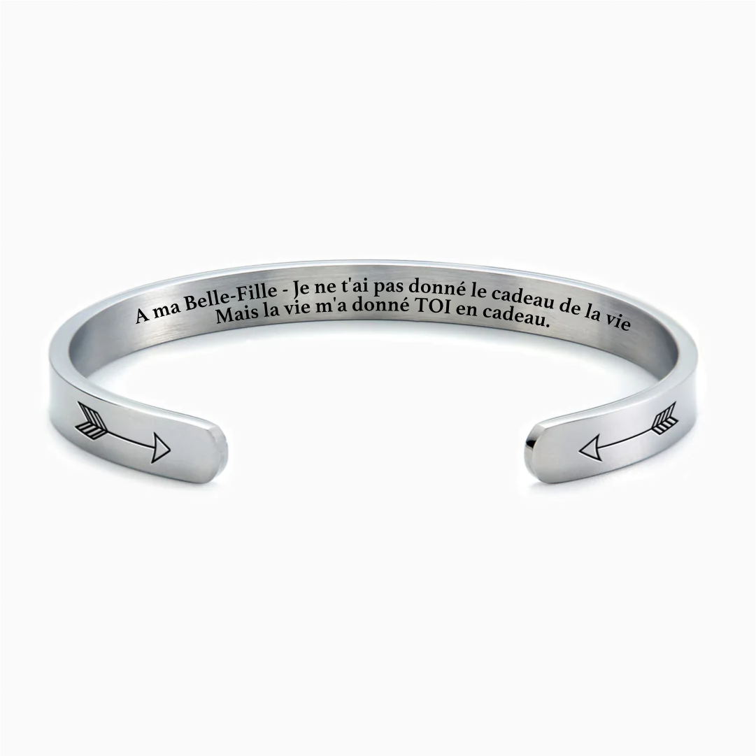 A ma Belle-Fille - Bracelet Message d'Amour