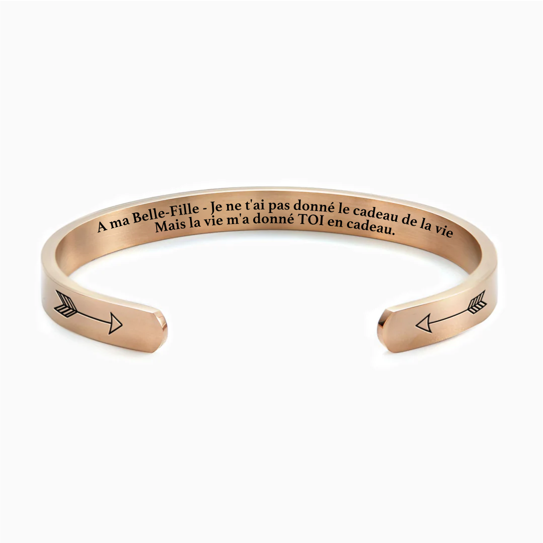 A ma Belle-Fille - Bracelet Message d'Amour