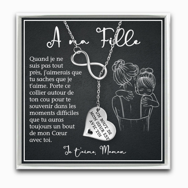 A ma Fille - Collier Infinity